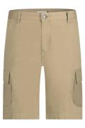 State of Art korte broek beige uni katoen