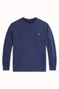 Polo Ralph Lauren sweater wijde fit katoen donkerblauw logo