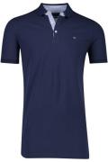 Portofino poloshirt normale fit donkerblauw extra lang