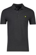 Polo Lyle & Scott slim fit grijs gemêleerd