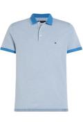 Tommy Hilfiger polo slim fit lichtblauw effen katoen Big & Tall