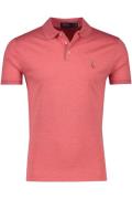 Polo Ralph Lauren normale fit polo roze gemêleerd katoen