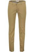 Brax chino bruin effen katoen Style Silvio Slim Fit