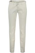 Brax chino beige effen katoen Silvio Slim Fit