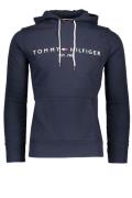 Tommy Hilfiger hoodie donkerblauw effen