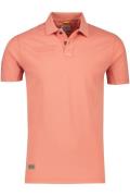 Camel Active polo wijde fit oranje effen katoen 2 knoops