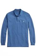 Polo Ralph Lauren polo normale fit blauw effen 100% katoen Big & Tall