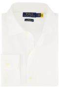 Polo Ralph Lauren casual overhemd slim fit wit effen katoen