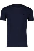 Tommy Hilfiger t-shirt katoen donkerblauw effen