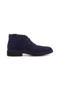 Polo Ralph Lauren nette hoge schoenen blauw effen leer veters