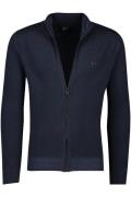 Hugo Boss vest opstaande kraag Apavolo navy merinowol