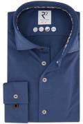 R2 overhemd blauw slim fit