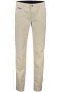 katoenen broek COM4 beige effen katoen