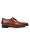 Floris van Bommel nette schoenen cognac effen leer