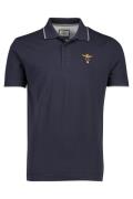 Heren polo donkerblauw Aeronautica Militare