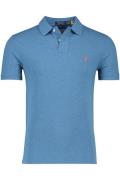 Polo Ralph Lauren polo 2-knoops slim fit blauw katoen