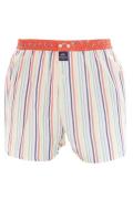 Boxershort gestreept Mc Alson oranje katoen