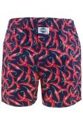 Deal boxershort donkerblauw geprint pepers katoen