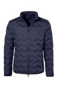 Donkerblauw jack Pierre Cardin structuur