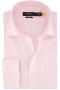 Slim fit Polo Ralph Lauren overhemd katoen roze gestreept