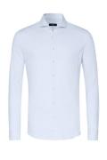 katoenen Desoto overhemd slim fit lichtblauw geprint