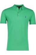 Polo Ralph Lauren polo slim fit groen effen katoen korte mouw