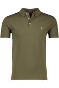 Polo Ralph Lauren polo Slim Fit Stretch Mesh groen effen katoen