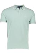 Polo Ralph Lauren polo slim fit groen gemêleerd katoen-stretch