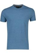 blauw Superdry t-shirt gemeleerd katoen