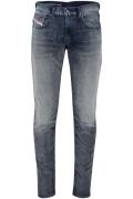 Diesel jeans D-strukt blauw effen denim normale fit