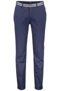 Gardeur katoenen broek donkerblauw effen katoen Sonny