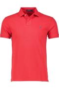 Polo Ralph Lauren poloshirt wijde fit rood effen katoen Classic Fit Bi...