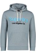 Superdry grijze sweater katoen hoodie
