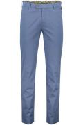 katoenen pantalon perfect fit Bonn blauw Meyer
