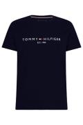 Tommy Hilfiger t-shirt donkerblauw ronde hals