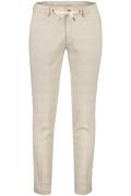 Born With Appetite pantalon mix en match beige geruit elastische band