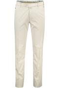 Meyer exclusive pantalon Bonn beige modern fit katoen