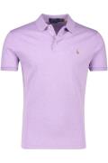 Custom slim fit paars Polo Ralph Lauren polo katoen korte mouw