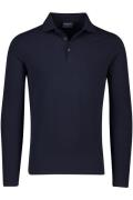 Donkerblauw Cavallaro polo slim fit