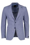 Digel colbert model Edward blauw wit geprint