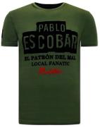 Local Fanatic T-shirt met print el patron