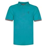 Q1905 Polo shirt bloemendaal aqua