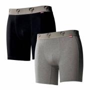 Q1905 Boxer 2-pack black / grey