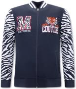 Montfleuri Vest met print tiger design