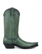 Mayura Boots Cowboy laarzen 1920-vintage verde