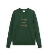 Foret F894 heart sweatshirt dark green rubber