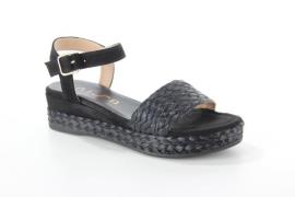 Unisa Gabir ks black dames sandalen gekleed