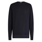 Tommy Hilfiger Tommy rectangular structure crew neck desert sky