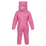 Regatta Penrose leopard print puddle suit voor kinderen/kinderen