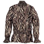 Levv Meiden shirt rona aop sand zebra